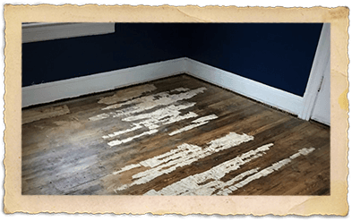 Damaged Wood Floor Repair & Restore