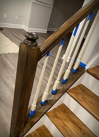 Wood Stairs Installation