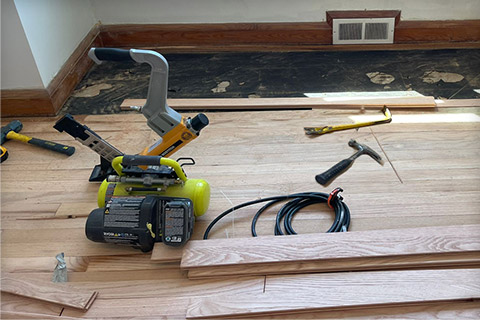Hardwood Floor Installation