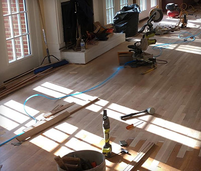 wood floor Installation